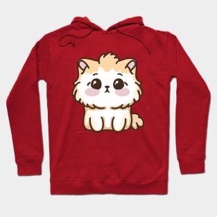 cute kawaii cat valentine gift Hoodie